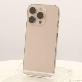 〔中古〕Apple(アップル) iPhone16 Pro 128GB デザートチタニウム FYMX3J／A SIMフリー〔305-ud〕