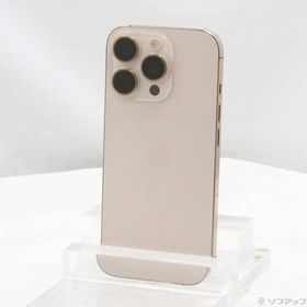 〔中古〕Apple(アップル) iPhone16 Pro 128GB デザートチタニウム MYMX3J／A SIMフリー〔269-ud〕