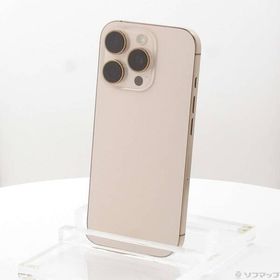 〔中古〕Apple(アップル) iPhone16 Pro 128GB デザートチタニウム MYMX3J／A SIMフリー〔377-ud〕