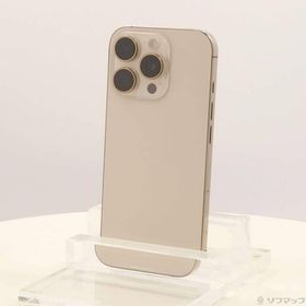 〔中古〕Apple(アップル) iPhone16 Pro 128GB デザートチタニウム MYMX3J／A SIMフリー〔198-ud〕
