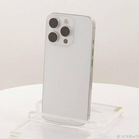 〔中古〕Apple(アップル) iPhone16 Pro 128GB ホワイトチタニウム MYMW3J／A SIMフリー〔198-ud〕