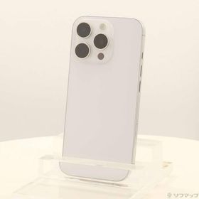 〔中古〕Apple(アップル) iPhone16 Pro 128GB ホワイトチタニウム MYMW3J／A SIMフリー〔344-ud〕