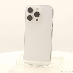 〔中古〕Apple(アップル) iPhone16 Pro 128GB ホワイトチタニウム MYMW3J／A SIMフリー〔348-ud〕
