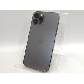 【中古】Apple au 【SIMロック解除済み】 iPhone 12 Pro 256GB グラファイト MGM93J/A【高崎モントレー】保証期間１ヶ月【ランクC】