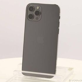 〔中古〕Apple(アップル) iPhone12 Pro 256GB グラファイト NGM93J／A SIMフリー 〔ネットワーク利用制限▲〕〔262-ud〕