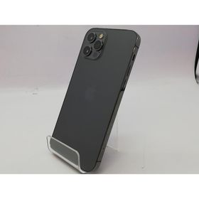 【中古】Apple SoftBank 【SIMロック解除済み】 iPhone 12 Pro 256GB グラファイト MGM93J/A【立川フロム中武】保証期間１ヶ月【ランクB】