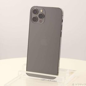 〔中古〕Apple(アップル) iPhone12 Pro 256GB グラファイト MGM93J／A SIMフリー〔377-ud〕