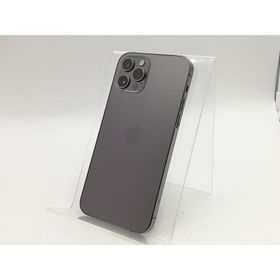 【中古】Apple SoftBank 【SIMロック解除済み】 iPhone 12 Pro 256GB グラファイト MGM93J/A【福岡筑紫】保証期間１ヶ月【ランクB】