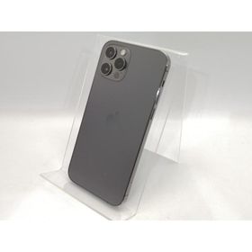 【中古】Apple SoftBank 【SIMロック解除済み】 iPhone 12 Pro 256GB グラファイト MGM93J/A【高崎モントレー】保証期間１ヶ月【ランクB】