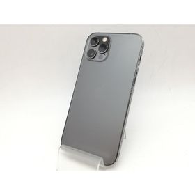 【中古】Apple SoftBank 【SIMロック解除済み】 iPhone 12 Pro 256GB グラファイト MGM93J/A【秋葉本店】保証期間１ヶ月【ランクB】