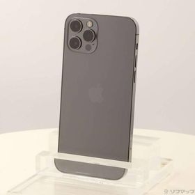 〔中古〕Apple(アップル) iPhone12 Pro 256GB グラファイト MGM93J／A SIMフリー〔196-ud〕