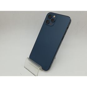 【中古】Apple 国内版 【SIMフリー】 iPhone 12 Pro 256GB パシフィックブルー MGMD3J/A【秋葉本店】保証期間１ヶ月【ランクC】