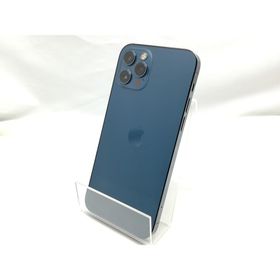 【中古】Apple docomo 【SIMロック解除済み】 iPhone 12 Pro 256GB パシフィックブルー MGMD3J/A【秋葉3号】保証期間１ヶ月【ランクC】