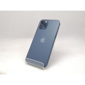 【中古】Apple au 【SIMロック解除済み】 iPhone 12 Pro 256GB パシフィックブルー MGMD3J/A【町田】保証期間１週間【ランクC】