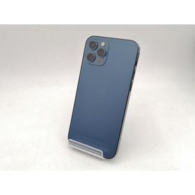 【中古】Apple 国内版 【SIMフリー】 iPhone 12 Pro 256GB パシフィックブルー MGMD3J/A【なんば】保証期間１ヶ月【ランクC】
