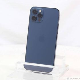 〔中古〕Apple(アップル) iPhone12 Pro 256GB パシフィックブルー MGMD3J／A SIMフリー〔269-ud〕