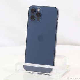 〔中古〕Apple(アップル) iPhone12 Pro 256GB パシフィックブルー MGMD3J／A SIMフリー〔348-ud〕