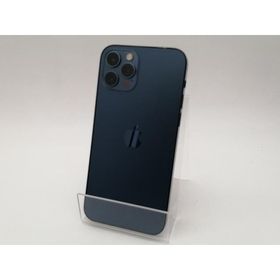 【中古】Apple au 【SIMロック解除済み】 iPhone 12 Pro 256GB パシフィックブルー MGMD3J/A【仙台イービーンズ】保証期間１ヶ月【ランクB】