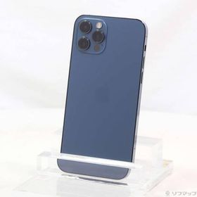 〔中古〕Apple(アップル) iPhone12 Pro 256GB パシフィックブルー MGMD3J／A SIMフリー〔247-ud〕