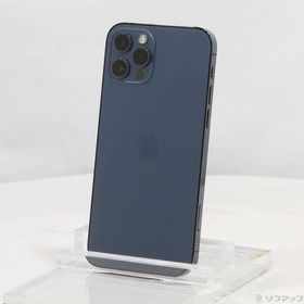〔中古〕Apple(アップル) iPhone12 Pro 256GB パシフィックブルー MGMD3J／A SIMフリー〔297-ud〕