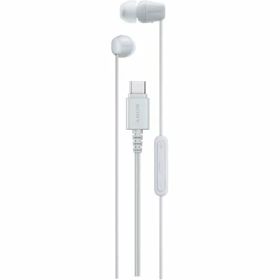 ソニー(SONY) IER-EX15C WZ ホワイト/タイプc/イヤホン/Type-C/イヤホン/有線/バランスの良い音質/小型/リモコン操作 / 4色 / マイク付き/通話可能/クリアな音質 / コード長1.2m / リモコン操作/ソニー
