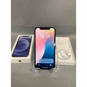中古 国内版 simフリー iPhone12 64GB ブラック色(スマートフォン本体)