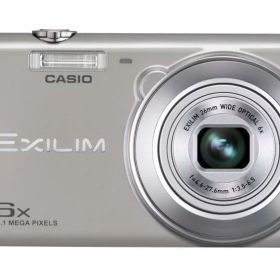 【中古】CASIO デジタルカメラ EXILIM 1610万画素 6倍 シルバー EX-ZS20SR