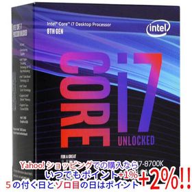 【中古】Core i7 8700K 3.7GHz LGA1151 95W SR3QR 元箱あり