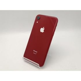 【中古】Apple SoftBank 【SIMロック解除済み】 iPhone XR 64GB (PRODUCT)RED MT062J/A【広島本通】保証期間１ヶ月【ランクC】