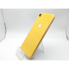 【中古】Apple SoftBank 【SIMロック解除済み】 iPhone XR 64GB イエロー MT082J/A【京都】保証期間１ヶ月【ランクB】