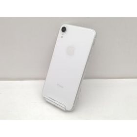 【中古】Apple docomo 【SIMロック解除済み】 iPhone XR 64GB ホワイト MT032J/A【仙台イービーンズ】保証期間１ヶ月【ランクC】