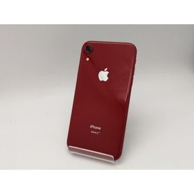 【中古】Apple docomo 【SIMロック解除済み】 iPhone XR 64GB (PRODUCT)RED MT062J/A【三宮センター】保証期間１週間【ランクC】