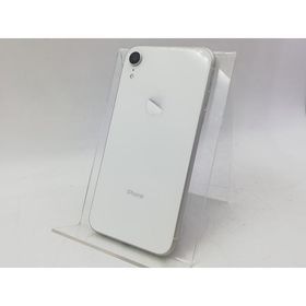 【中古】Apple docomo 【SIMロック解除済み】 iPhone XR 64GB ホワイト MT032J/A【池袋東口】保証期間１ヶ月【ランクC】