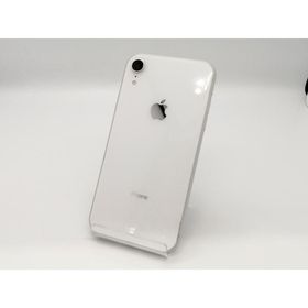 【中古】Apple docomo 【SIMロック解除済み】 iPhone XR 64GB ホワイト MT032J/A【広島本通】保証期間１ヶ月【ランクC】