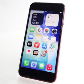 【SIMフリー】iPhoneSE3 128GB レッド 電池85％ Appleストア版
