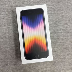 新品同様 iPhone SE 第３世代 64GB ミットナイト 国内版SIMフリー 送料無料