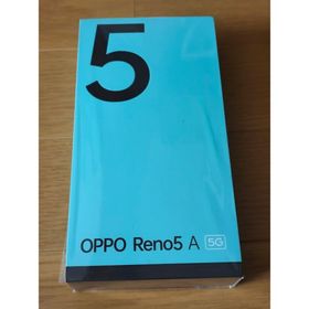 オッポ(OPPO)のOPPO RENO5 A SIMフリー アイスブルー 楽天モバイル 美品(スマートフォン本体)