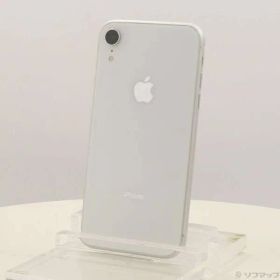 ソフマップ 〔中古品〕 iPhoneXR 64GB ホワイト MT032J／A SIMフリー【269】