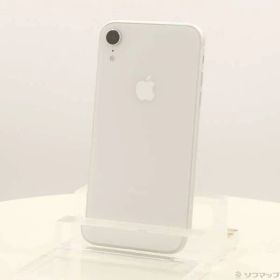 ソフマップ 〔中古品〕 iPhoneXR 64GB ホワイト MT032J／A SIMフリー【349】