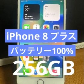 iPhone 8 Plus バッテリー100% 256GB