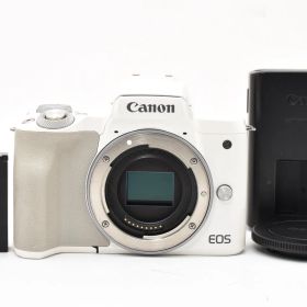 良品 Canon EOS KISS M ボディホワイト た０４