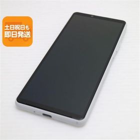 美品 Xperia 10 III SOG04 ホワイト 白ロム 本体 即日発送 土日祝発送OK あすつく