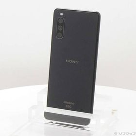 〔中古〕SONY(ソニー) Xperia 10 III 128GB ブラック SO-52B docomoロック解除SIMフリー〔198-ud〕