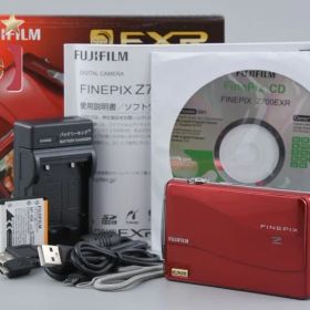 【中古】FUJIFILM 富士フイルム FINEPIX Z700EXR レッド コンパクトデジタルカメラ 元箱付き