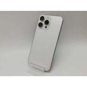 【中古】Apple 国内版 【SIMフリー】 iPhone 15 Pro Max 256GB ホワイトチタニウム MU6Q3J/A【府中ル・シーニュ】保証期間1ヶ月【ランクB】