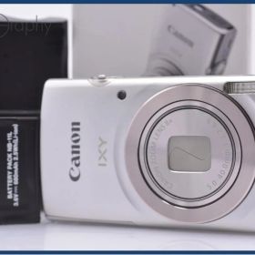 【動作保証】 キヤノン Canon IXY 180 8x 元箱、バッテリー、充電器付属 同梱無料 #am6960