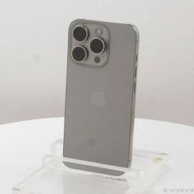 ソフマップ 〔中古品〕 iPhone15 Pro 128GB ナチュラルチタニウム MTU93J／A SIMフリー【258】
