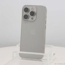 ソフマップ 〔中古品〕 iPhone15 Pro 128GB ナチュラルチタニウム MTU93J／A SIMフリー【349】