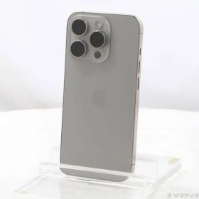ソフマップ 〔中古品〕 iPhone15 Pro 128GB ナチュラルチタニウム MTU93J／A SIMフリー【269】