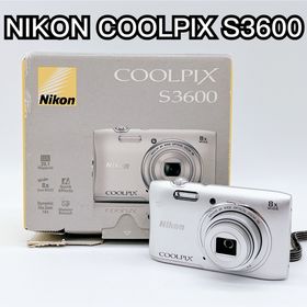 ニコン(Nikon)のNIKON COOLPIX クールピクス S3600 シルバー オールド 箱付き(コンパクトデジタルカメラ)